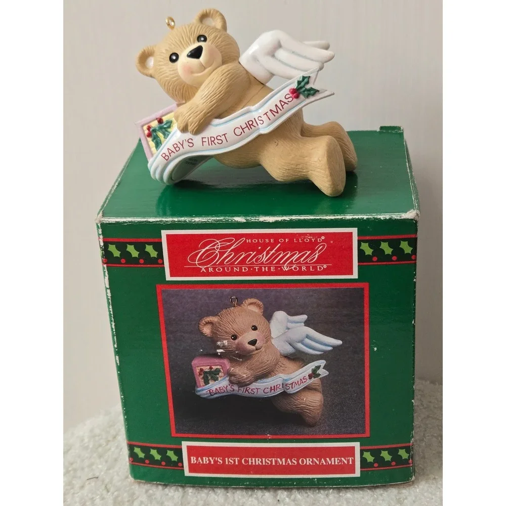 House Of Lloyd Christmas Around The World 1993 Baby's 1st Christmas Ornament New